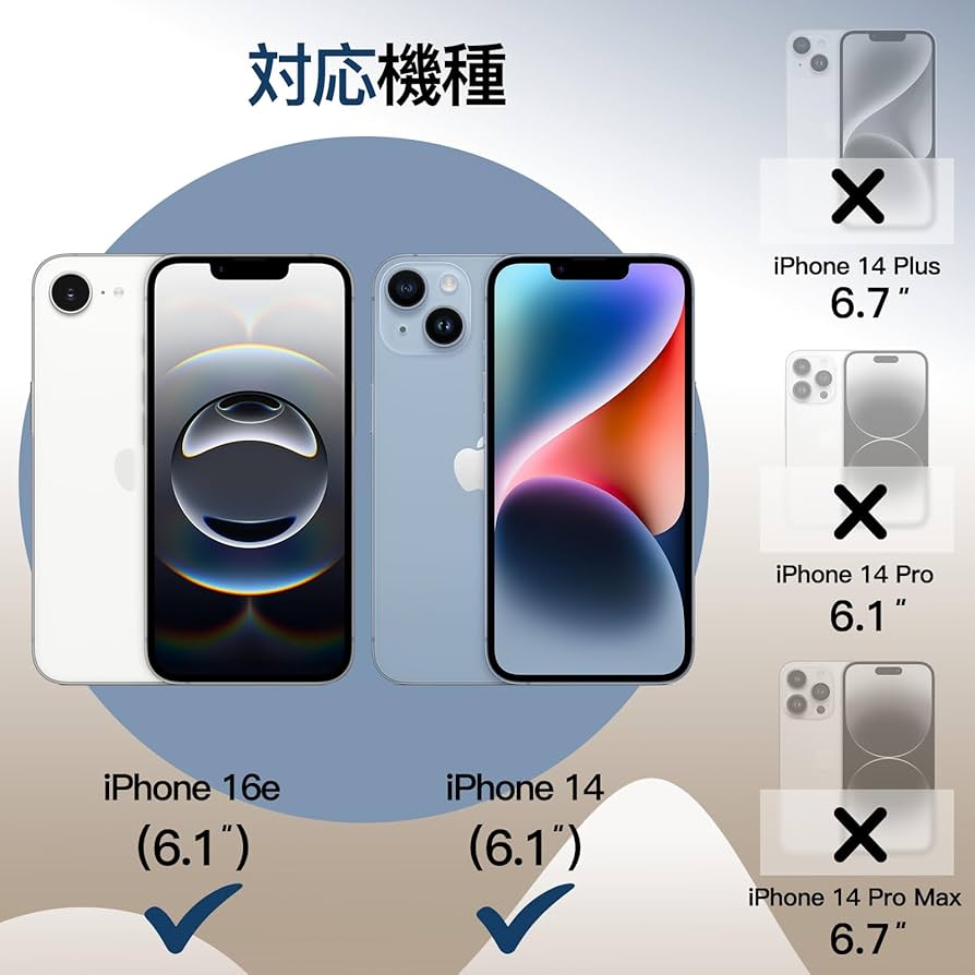 Amazon | JETech iPhone 16e 2025, iPhone14 6.1インチ用